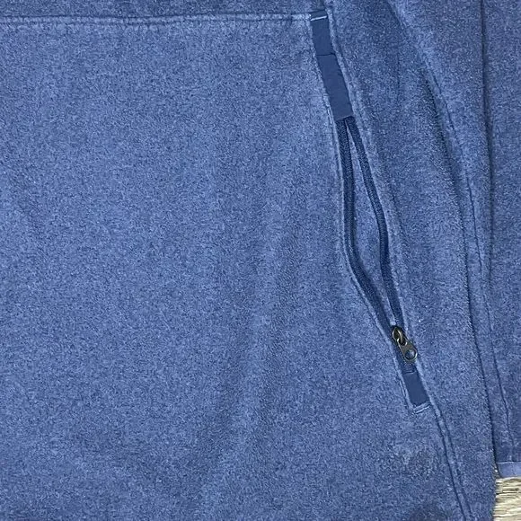 The North Face Womens Canyonland Pullover Hoodie Lrg Blue Thermal Fleece Jacket - Picture 2 of 11